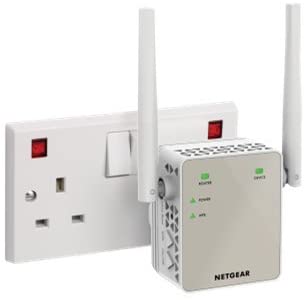 NETGEAR WiFi Booster Range Extender - Covers up to 1200 sq ft and 20 devices with AC1200 Dual Band Wireless Signal Repeater (up to 1200 Mbps) and Compact Wall Plug Design with UK Plug (EX6120) WP Smart Home