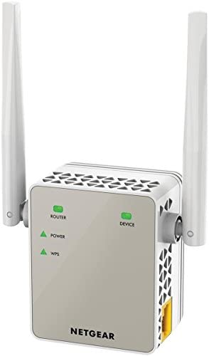 NETGEAR WiFi Booster Range Extender - Covers up to 1200 sq ft and 20 devices with AC1200 Dual Band Wireless Signal Repeater (up to 1200 Mbps) and Compact Wall Plug Design with UK Plug (EX6120) WP Smart Home