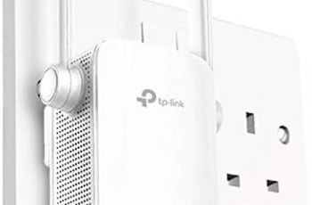 TP-Link RE205 AC750 Universal Dual Band Range Extender, Broadband/Wi-Fi Extender, WiFi Booster/Hotspot with Ethernet Port, 2 External Antennas, Plug and Play, Smart Signal Indicator, UK Plug