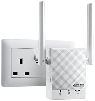 ASUS RP-AC51 Wi-Fi AC750 Wall-Plug Range Extender/Access Point/Media Bridge with Signal Indicator WP Smart Home