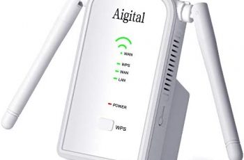 WiFi Booster Range Extender 300Mbps Internet Booster WiFi Blast Multifunction Router/AP/Repeater (2 * 10/100Mbps ethernet Port, WPS Button, Antennas High Gain, 802.11b/g/n, works with all router)