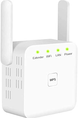 WIKIMN WiFi Signal Extender, Internet WiFi Booster 2.4G for Home 300Mbps Superboost Wi-Fi Blast Range WLAN Signal Amplifier Repetidor Supports RP/AP Mode, Easy Setup WP Smart Home