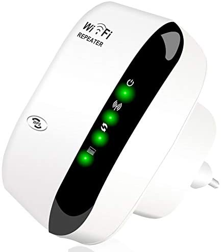 Yezala WiFi Range Extender, WiFi Booster Wireless Repeater 2.4G Band up to 300 Mbps for High WiFi Coverage WP Smart Home