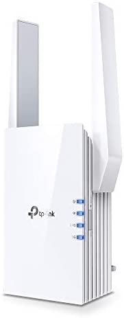 TP-Link AX1800 Dual Band Wi-Fi 6 Range Extender, Broadband/Wi-Fi Extender, Wi-Fi Booster/Hotspot with 1 Gigabit Port & 2 External Antennas, Built-In Access Point Mode, UK Plug(RE605X) WP Smart Home