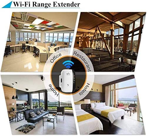 LONUO WiFi Range Extender, Wireless Signal Booster WiFi Receiver 2.4GHz 300Mbs, WiFi Booster/Hotspot Broadband/WiFi Extender Support AP/Repeater Mode, Easy Setup WP Smart Home