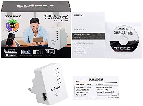 Edimax N300 Wireless Range Extender WP Smart Home