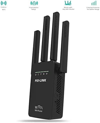 Rehomy WiFi Repeater WiFi Range Extender 300Mbps Plug-in WiFi Repeater Extender Signal Booster with 4 Modes WAN/LAN Port, UK plug WP Smart Home