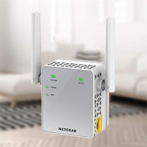 NETGEAR WiFi Repeater (EX3700), WiFi Amplifier AC750, WiFi Booster, Eliminate Dead Zones, up to 90m², Powerful WiFi Repeater Boost Signal, Compact WiFi Extender, Compatible with All Boxes WP Smart Home